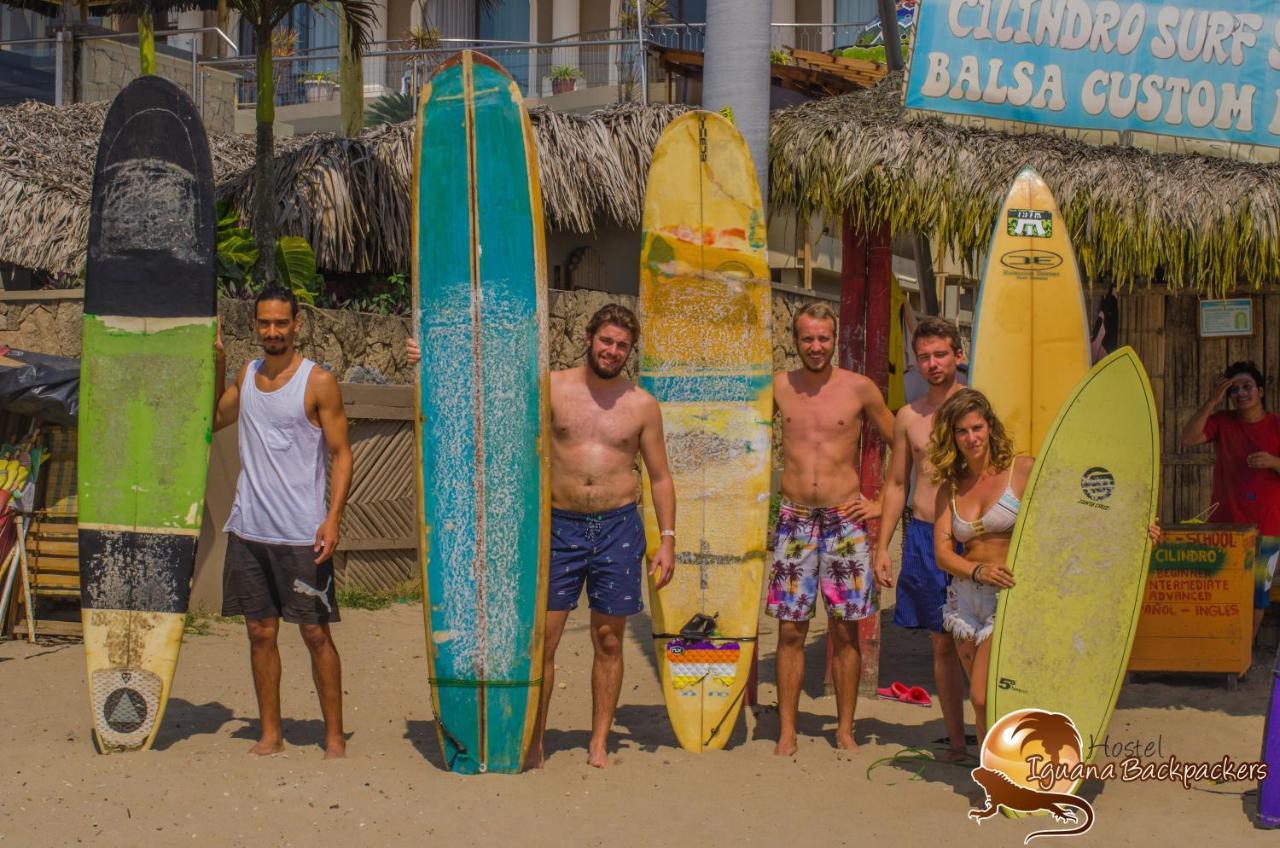 Iguana Beach House Hostel Montanita Luaran gambar